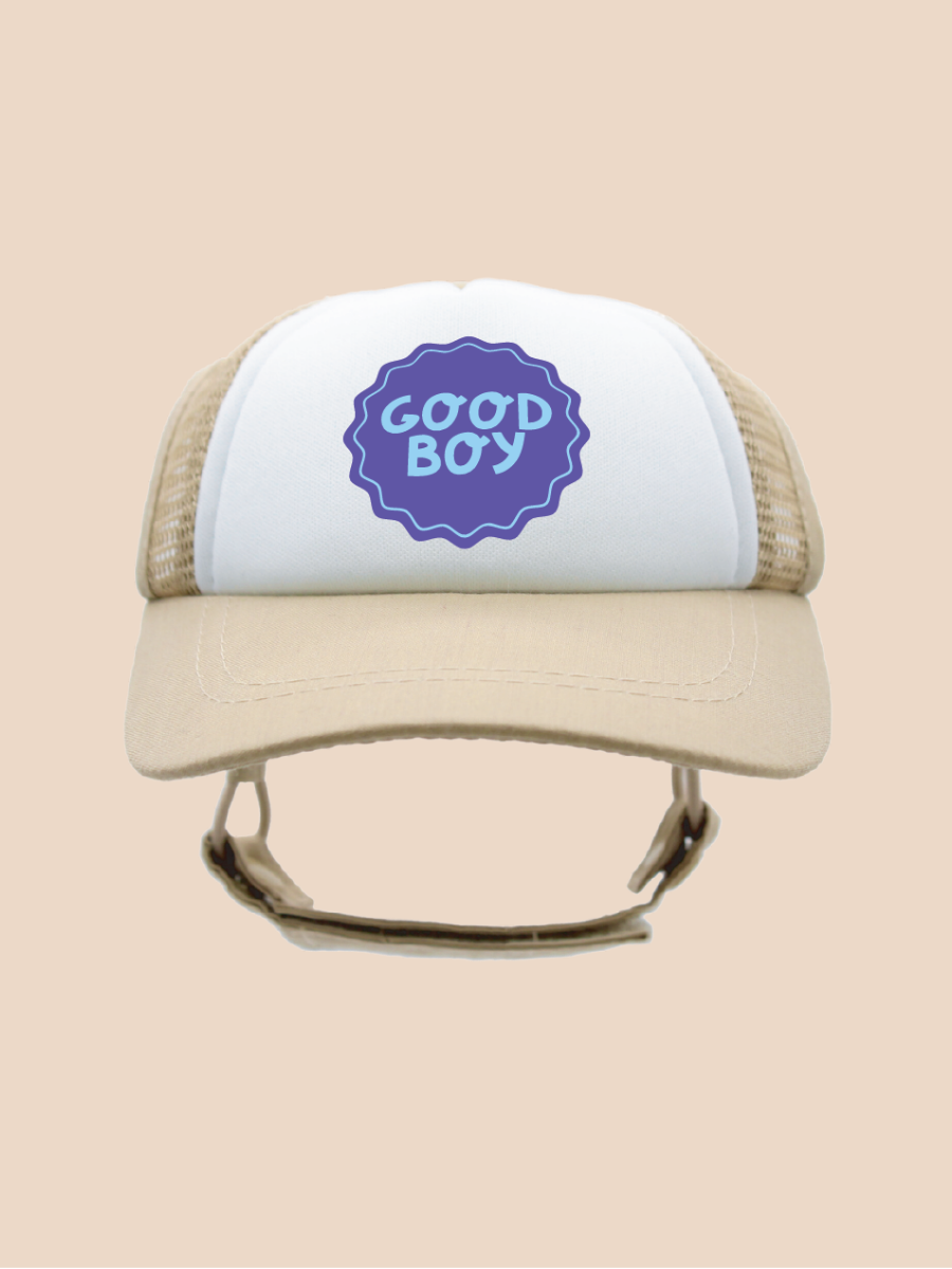 Blue Good Dog Badges | Trucker Hats for Dogs | Duke and Daisee NZ