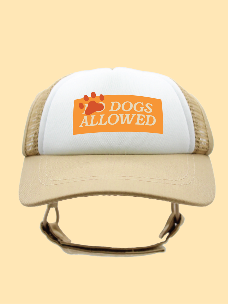 Orange Dogs Allowed | Trucker Hats for Dogs | Duke & Daisee NZ
