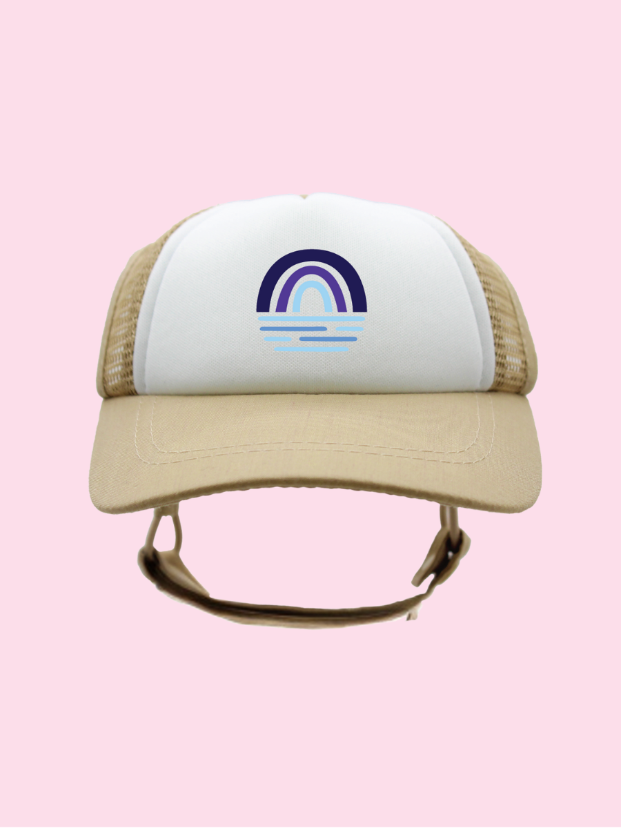 Blue Rainbow | Trucker Hats for Dogs | Duke & Daisee NZ