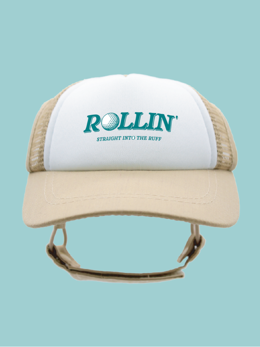 Teal Rollin' into the Ruff | PupLid Trucker Hats for Dogs | Duke & Daisee NZ