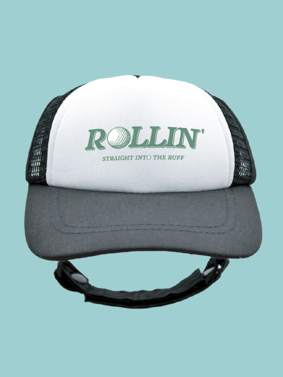 Green Rollin' into the Ruff | PupLid Trucker Hats for Dogs | Duke & Daisee NZ