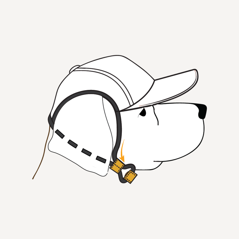 If the elastic is too snug around the neck, try unsnapping the chinstrap to remove the small side toggles, which will open up more room.