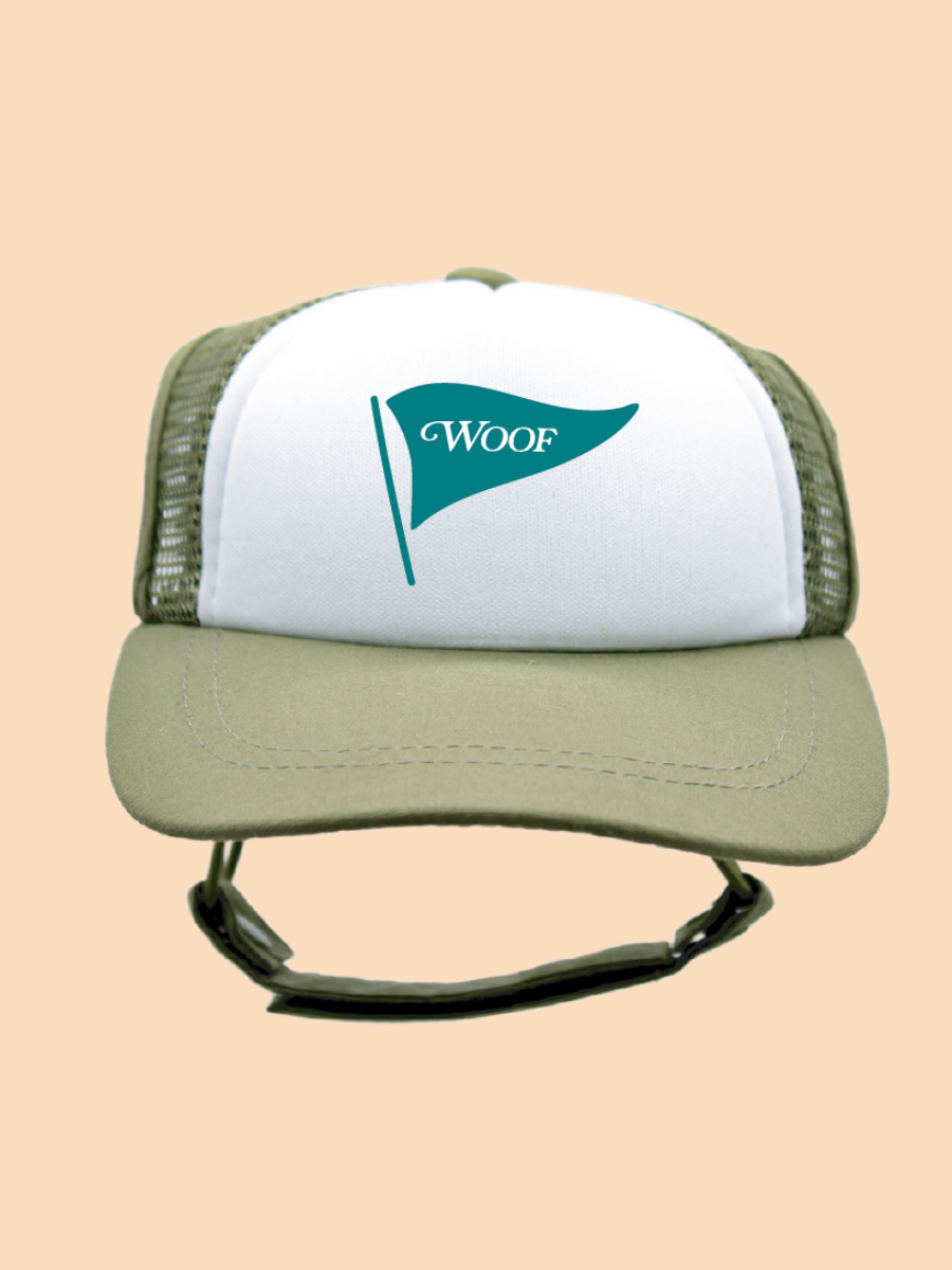Teal Woof Golf | PupLid Trucker Hats for Dogs | Duke & Daisee NZ