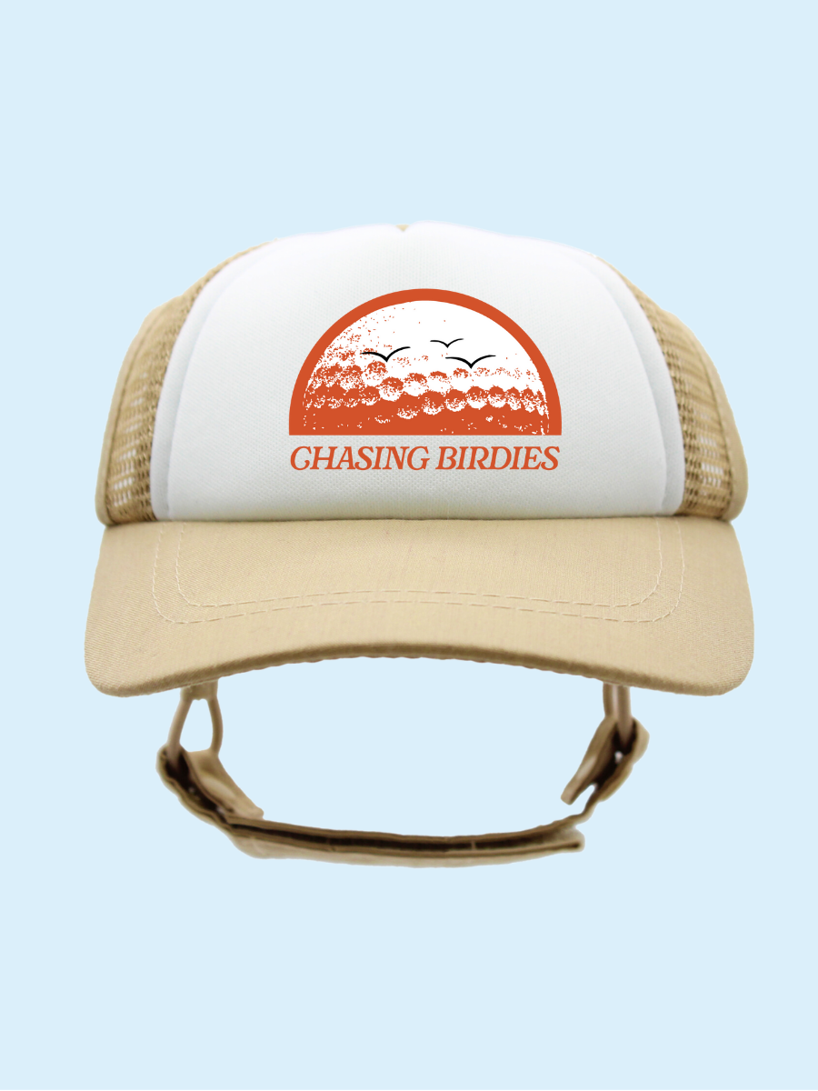 Red Chasing Birdies | PupLid Trucker Hats for Dogs | Duke & Daisee NZ