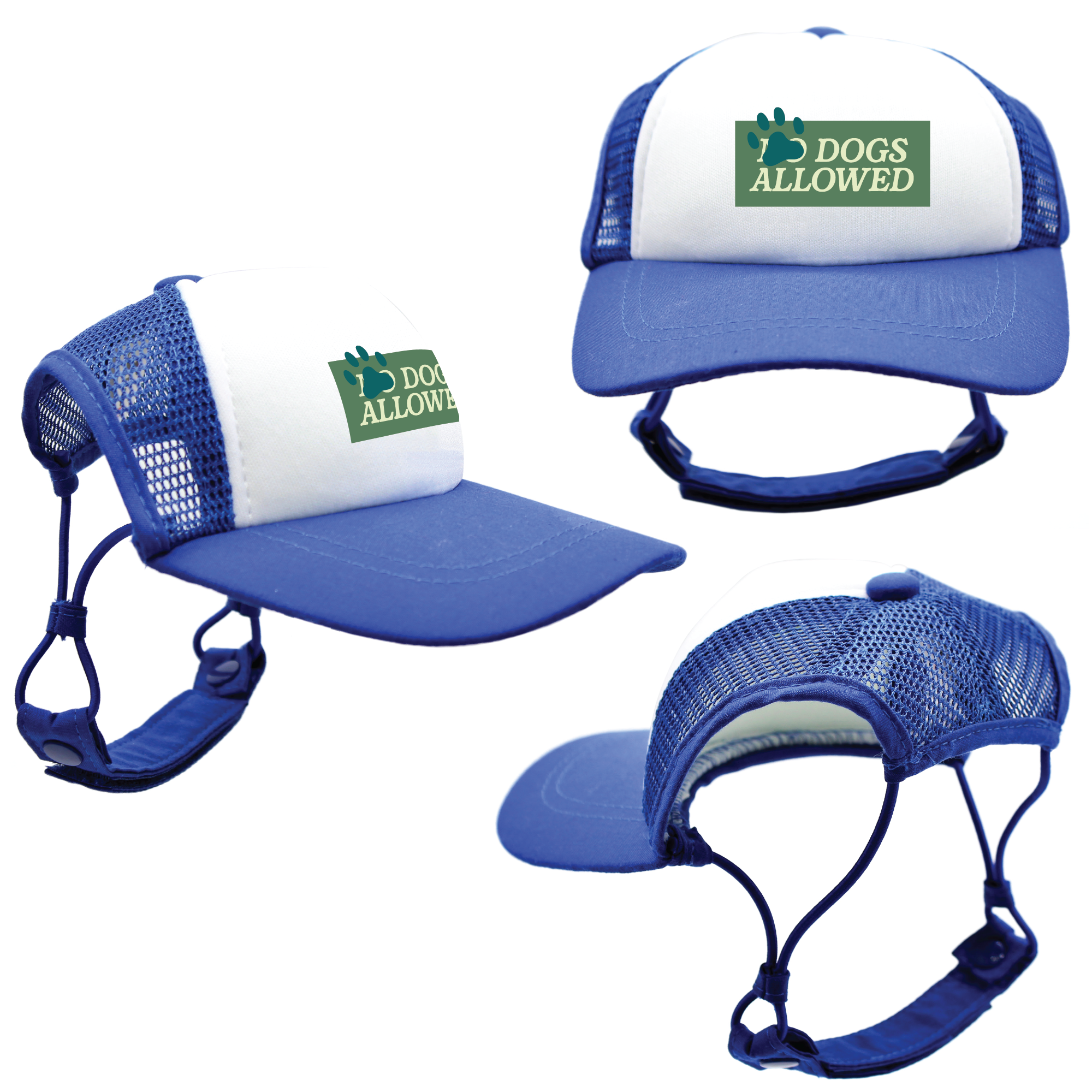 Green Dogs Allowed | Trucker Hats for Dogs | Duke & Daisee NZ