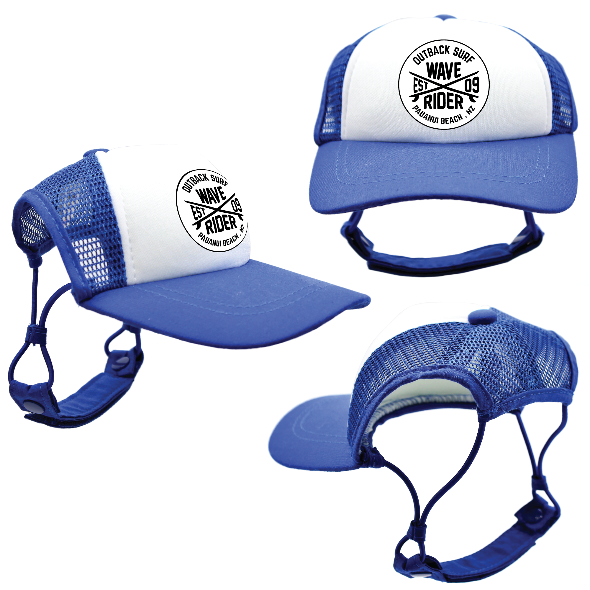 Outback Surf | PupLid Trucker Hats for Dogs | Duke & Daisee NZ
