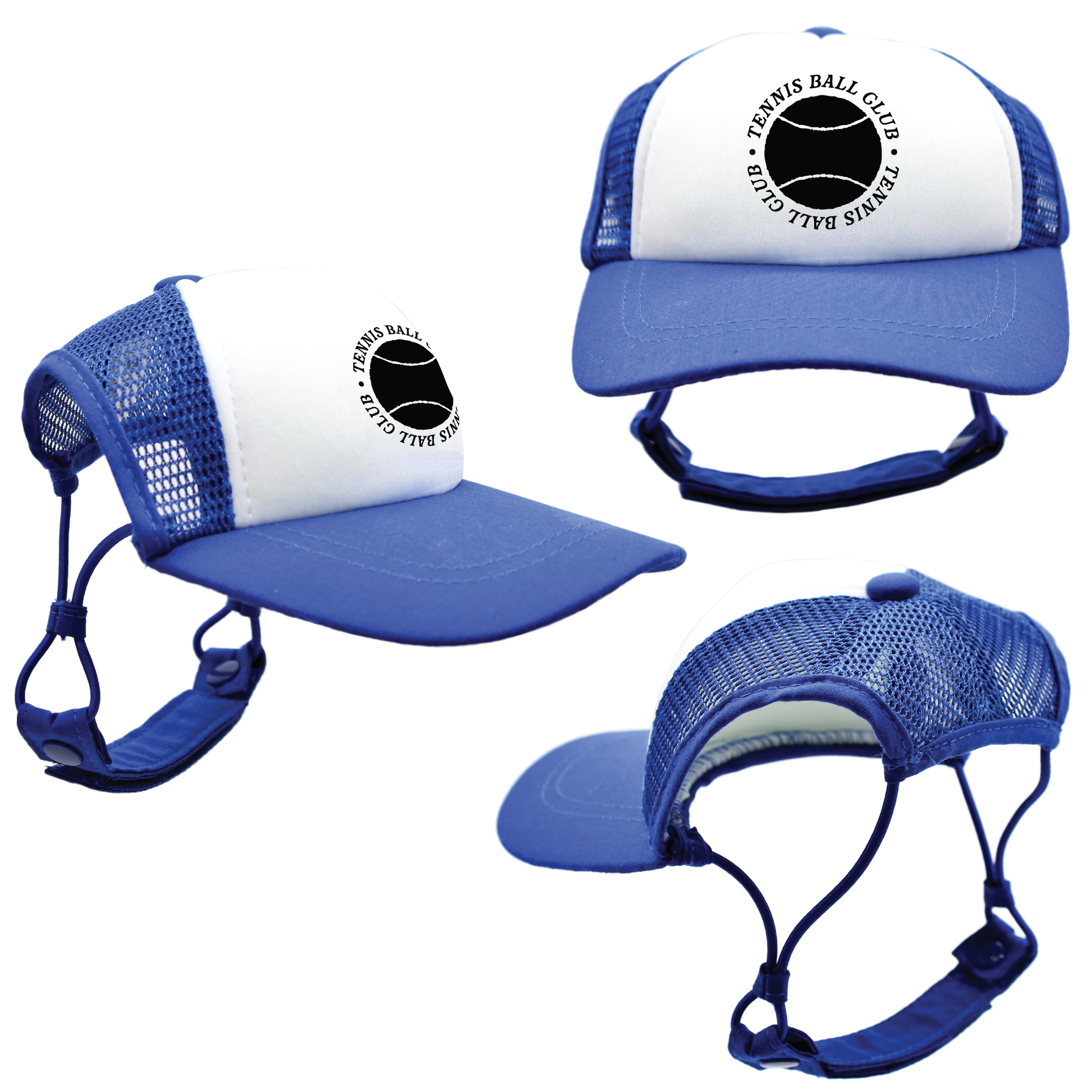 Black Tennis Ball Club | PupLid Trucker Hats for Dogs | Duke & Daisee NZ