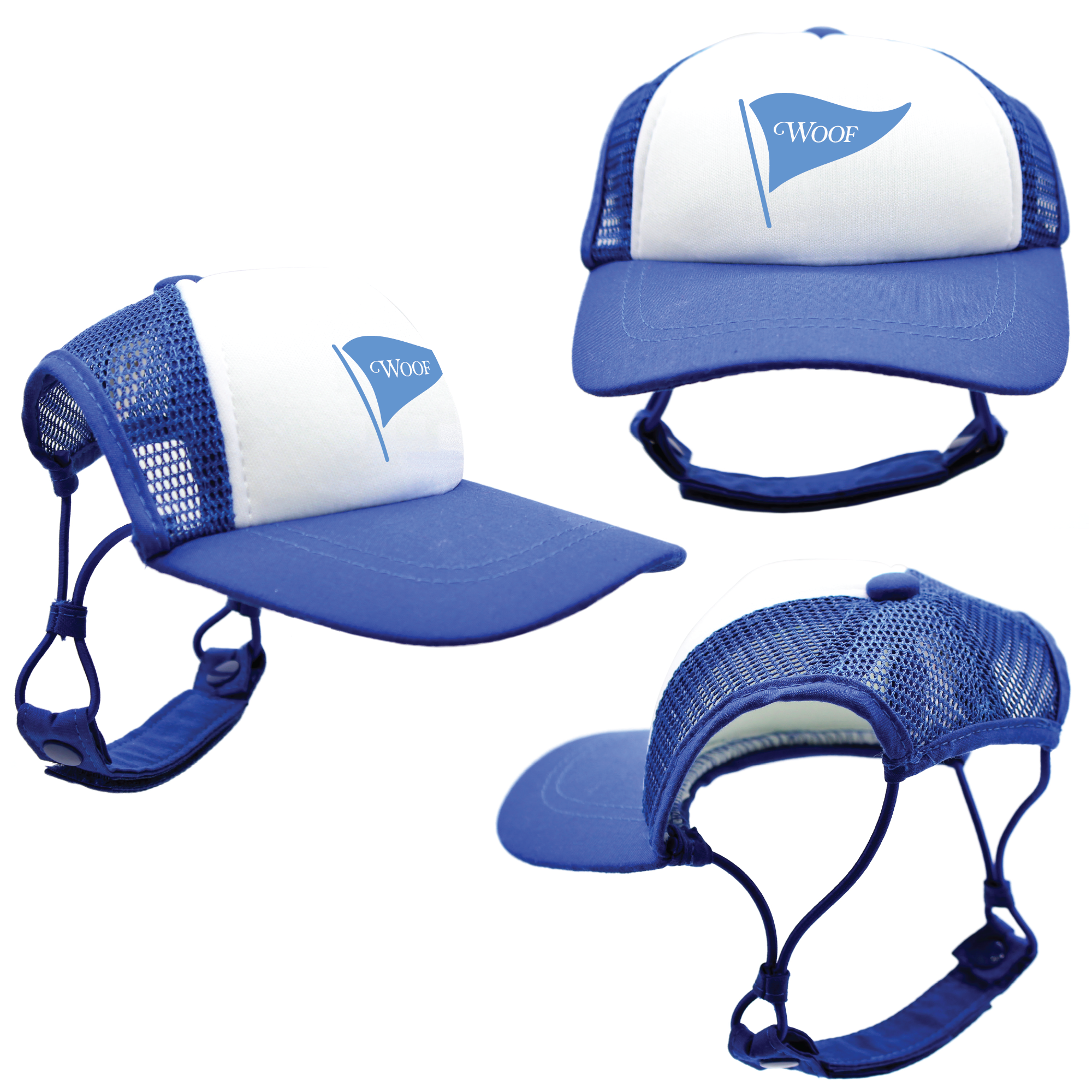 Blue Woof Golf | PupLid Trucker Hats for Dogs | Duke & Daisee NZ