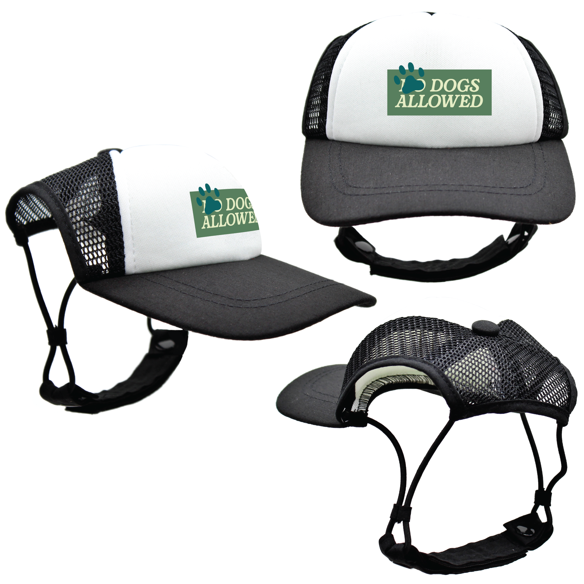Green Dogs Allowed | Trucker Hats for Dogs | Duke & Daisee NZ