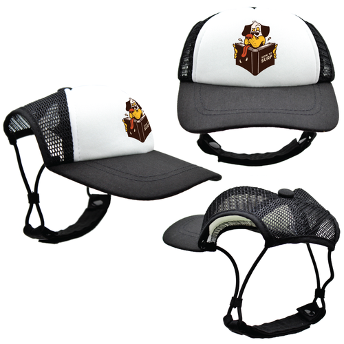 Brown How to Surf | Trucker Hats for Dogs | Duke & Daisee NZ
