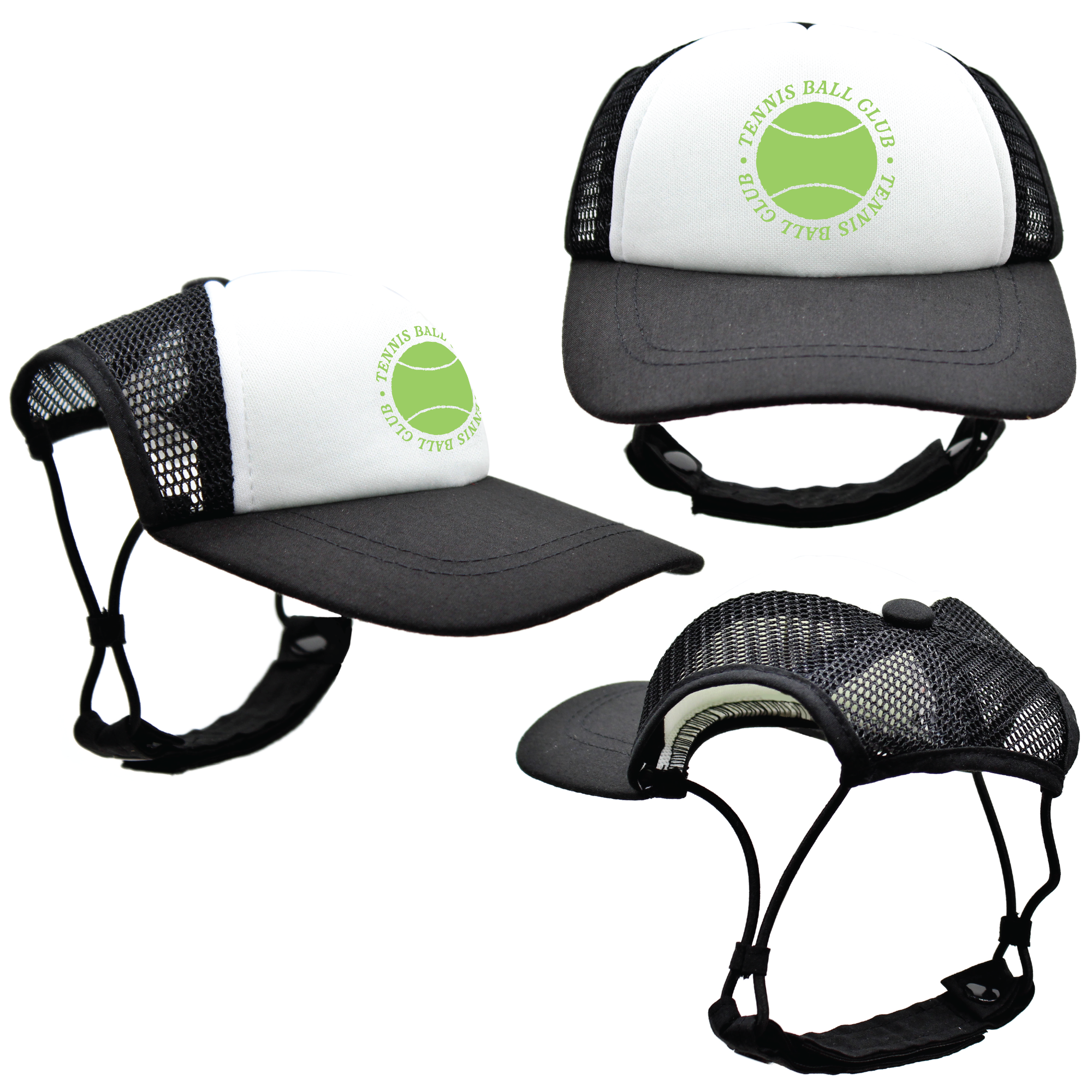 Green Tennis Ball Club | PupLid Trucker Hats for Dogs | Duke & Daisee NZ