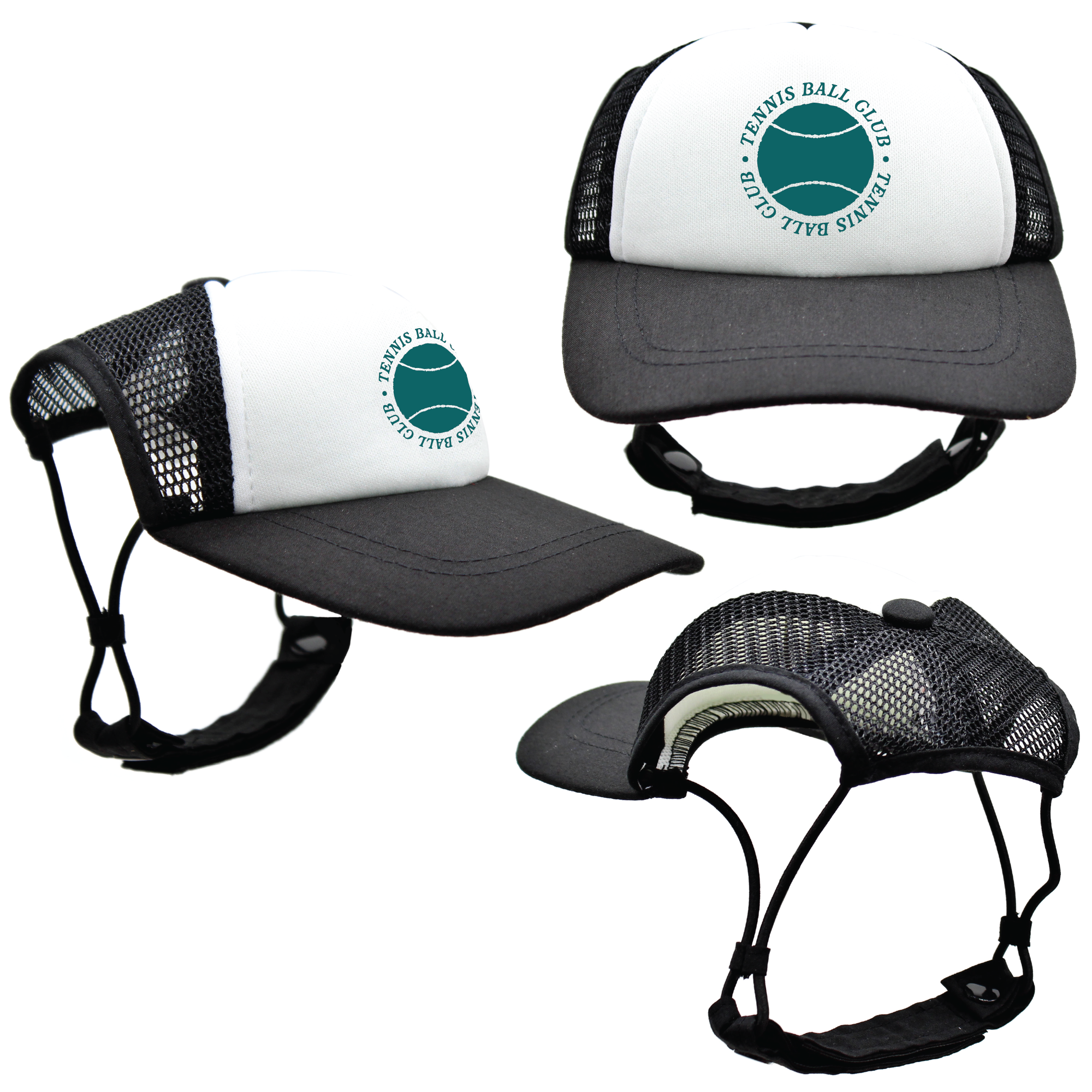 Teal Tennis Ball Club | PupLid Trucker Hats for Dogs | Duke & Daisee NZ
