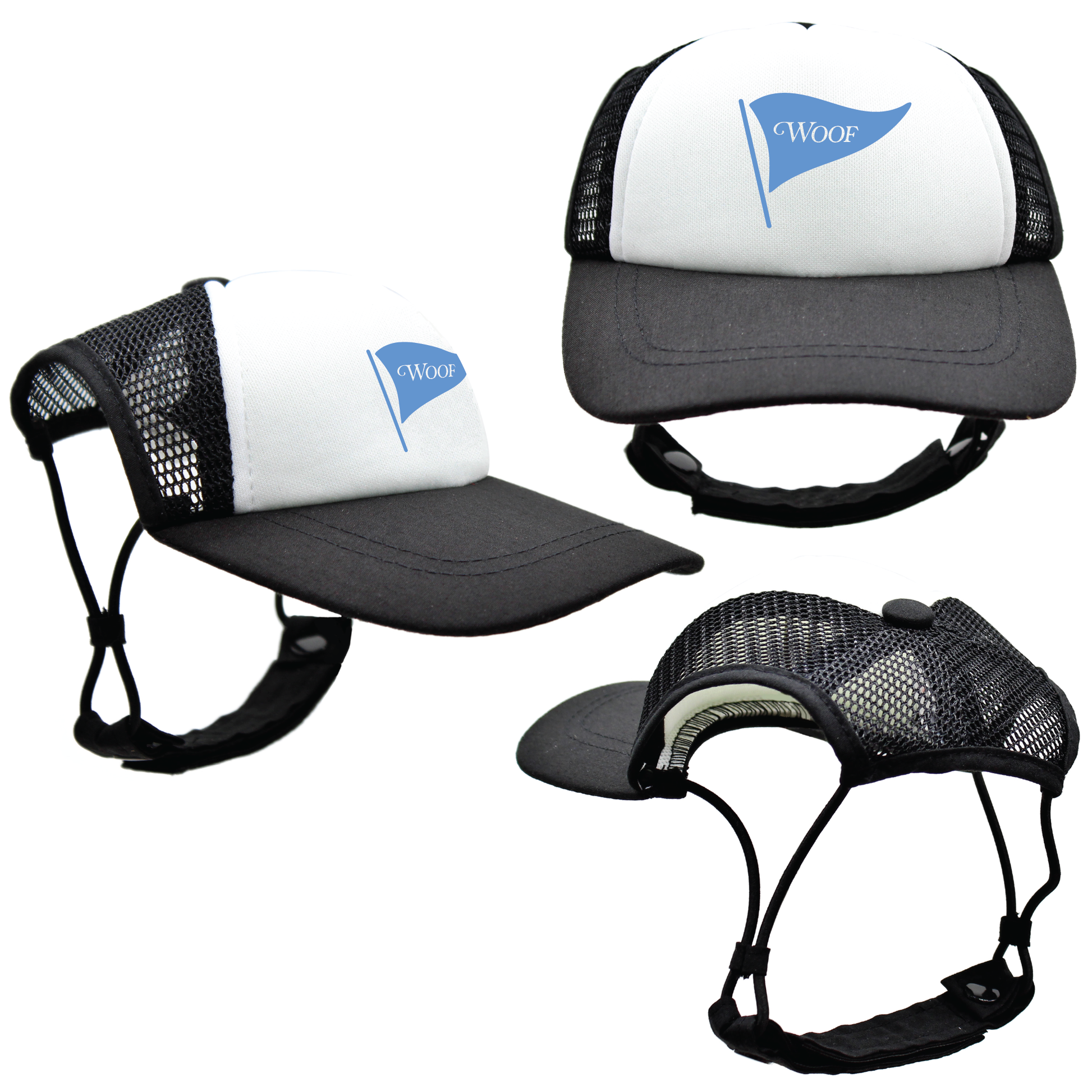 Blue Woof Golf | PupLid Trucker Hats for Dogs | Duke & Daisee NZ