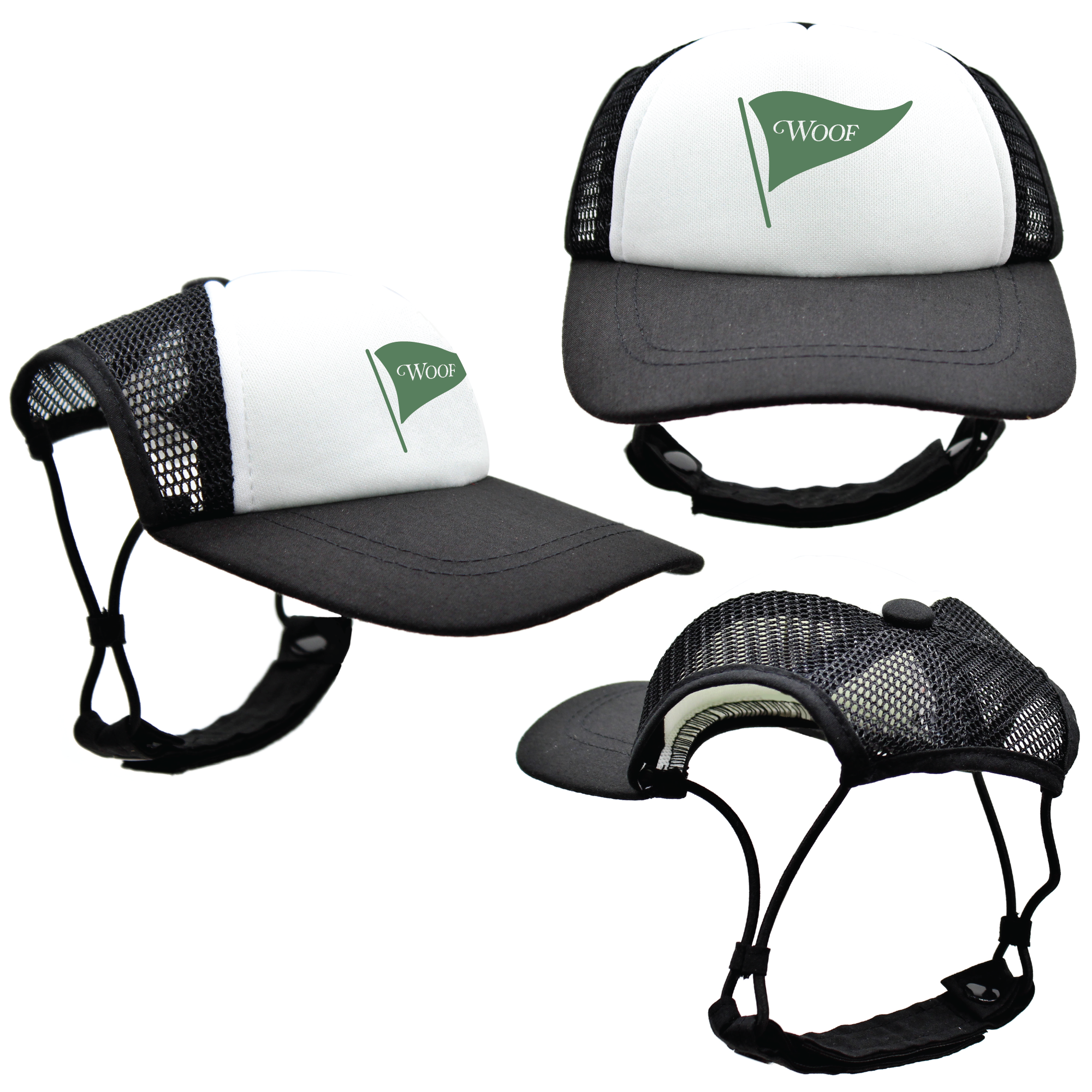 Green Woof Golf | PupLid Trucker Hats for Dogs | Duke & Daisee NZ