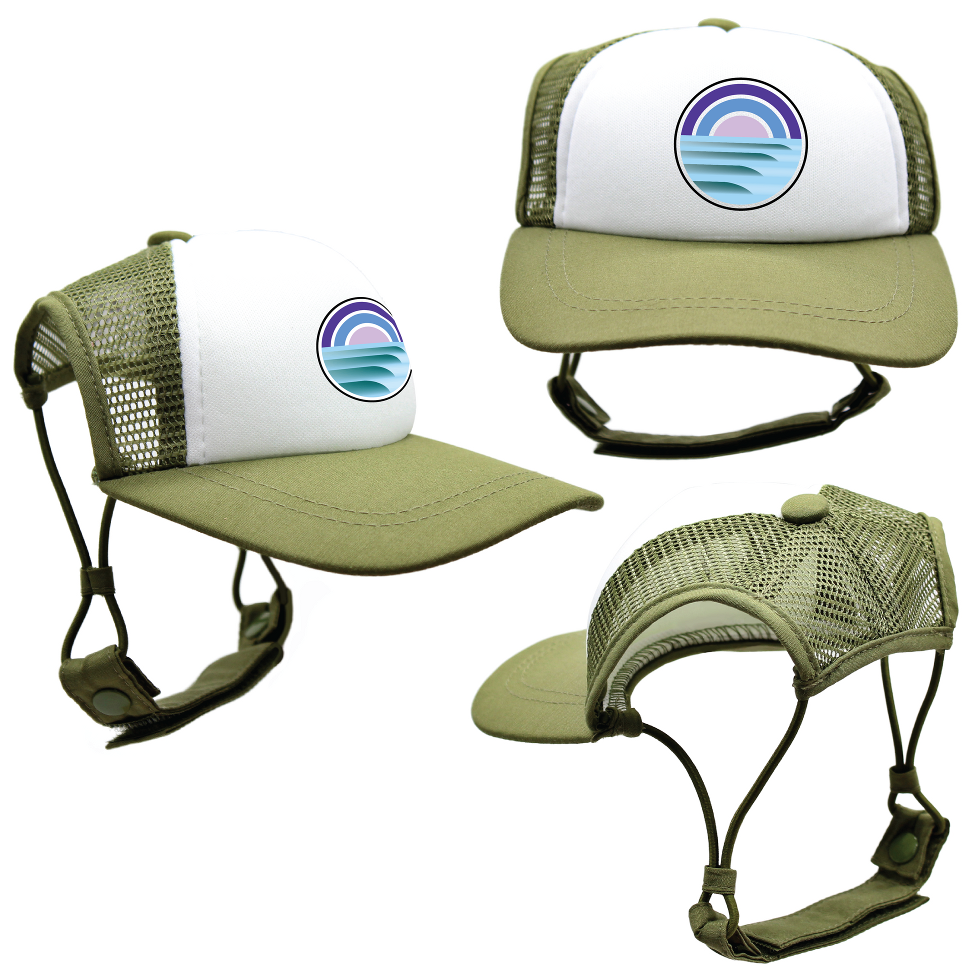 Blue Sunset Surfin' | Trucker Hats for Dogs | Duke & Daisee NZ