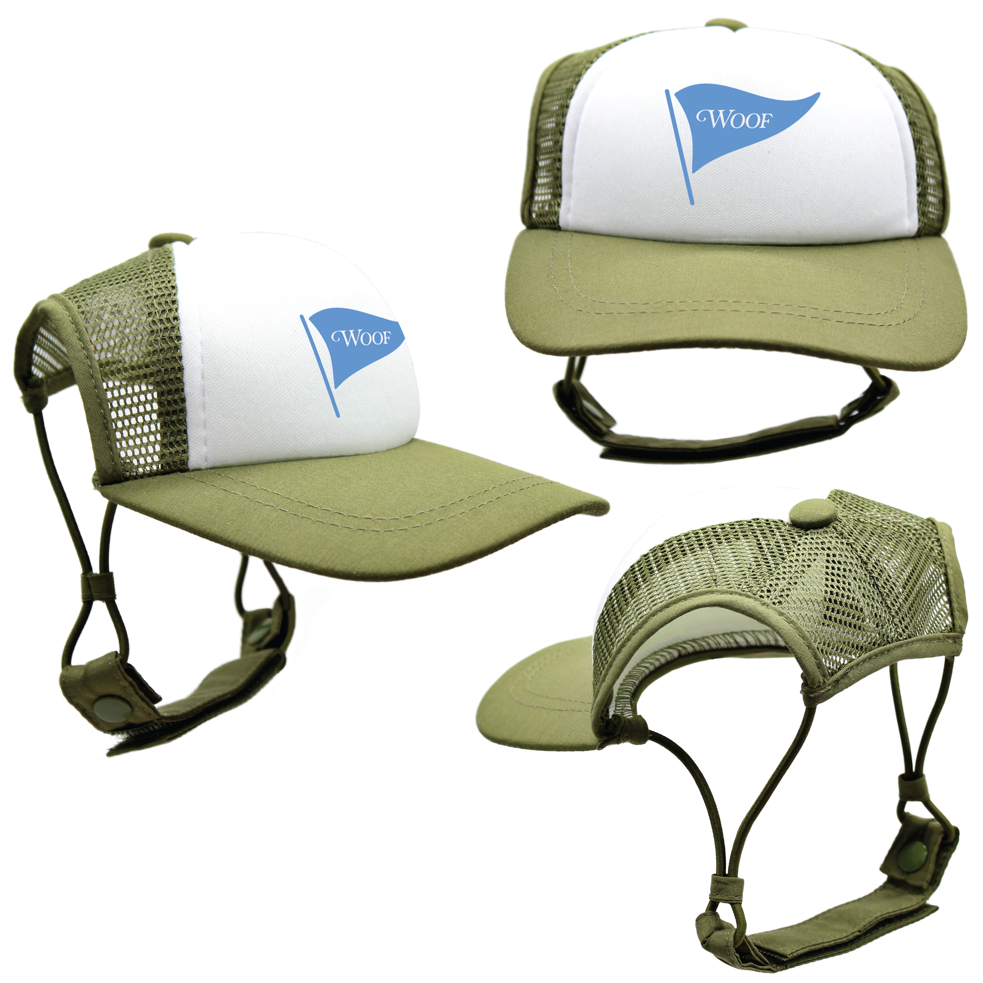 Blue Woof Golf | PupLid Trucker Hats for Dogs | Duke & Daisee NZ