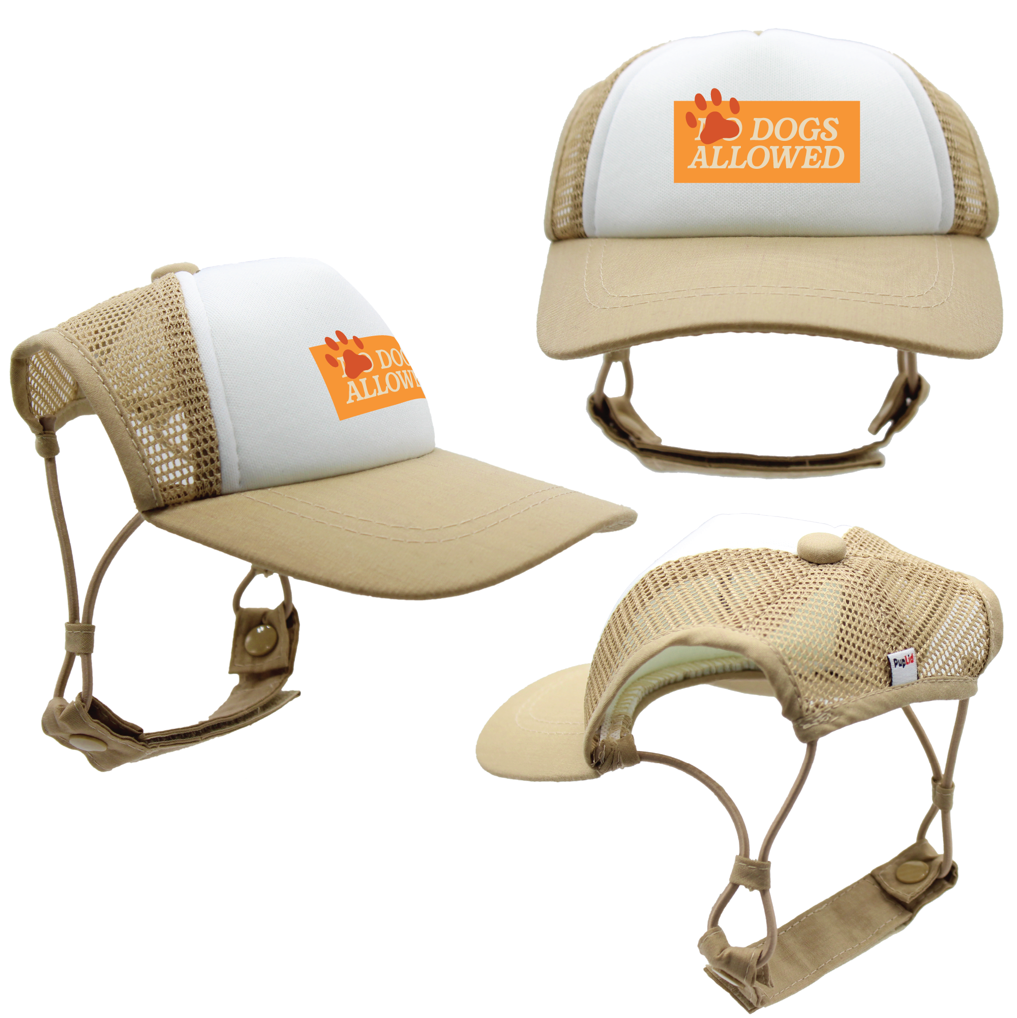 Orange Dogs Allowed | Trucker Hats for Dogs | Duke & Daisee NZ