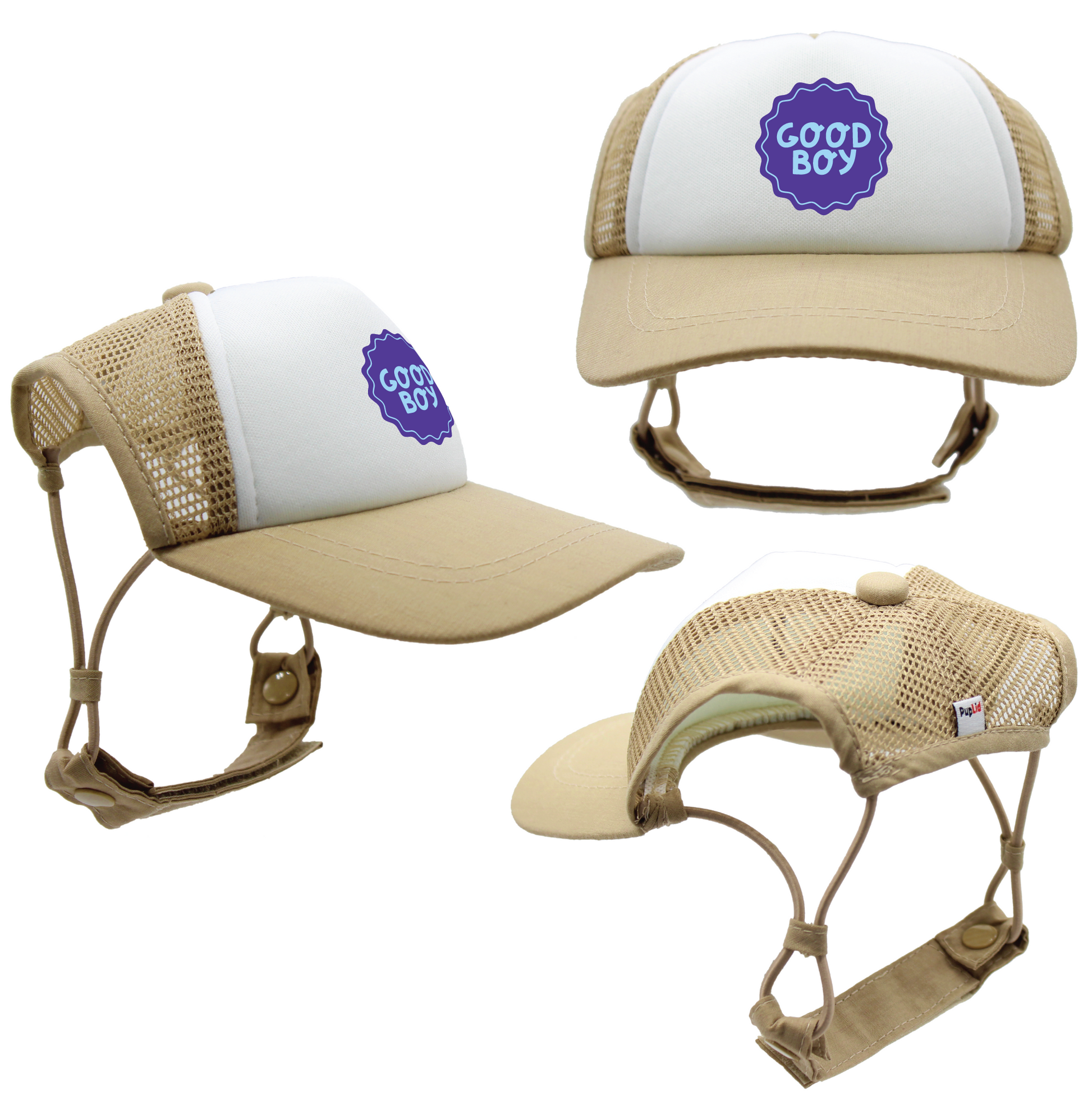 Blue Good Dog Badges | Trucker Hats for Dogs | Duke and Daisee NZ