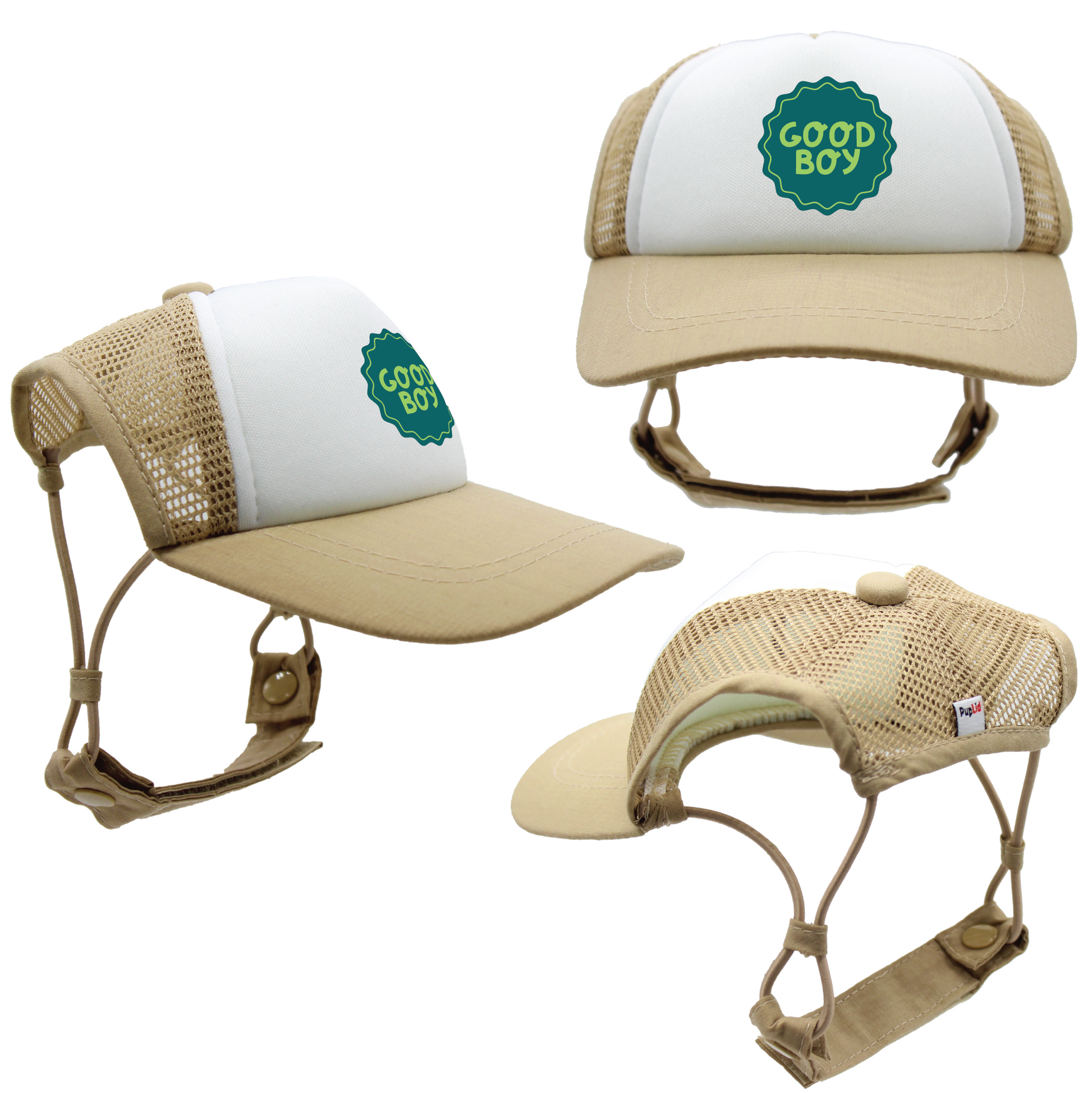 Green Good Dog Badges | Trucker Hats for Dogs | Duke & Daisee NZ