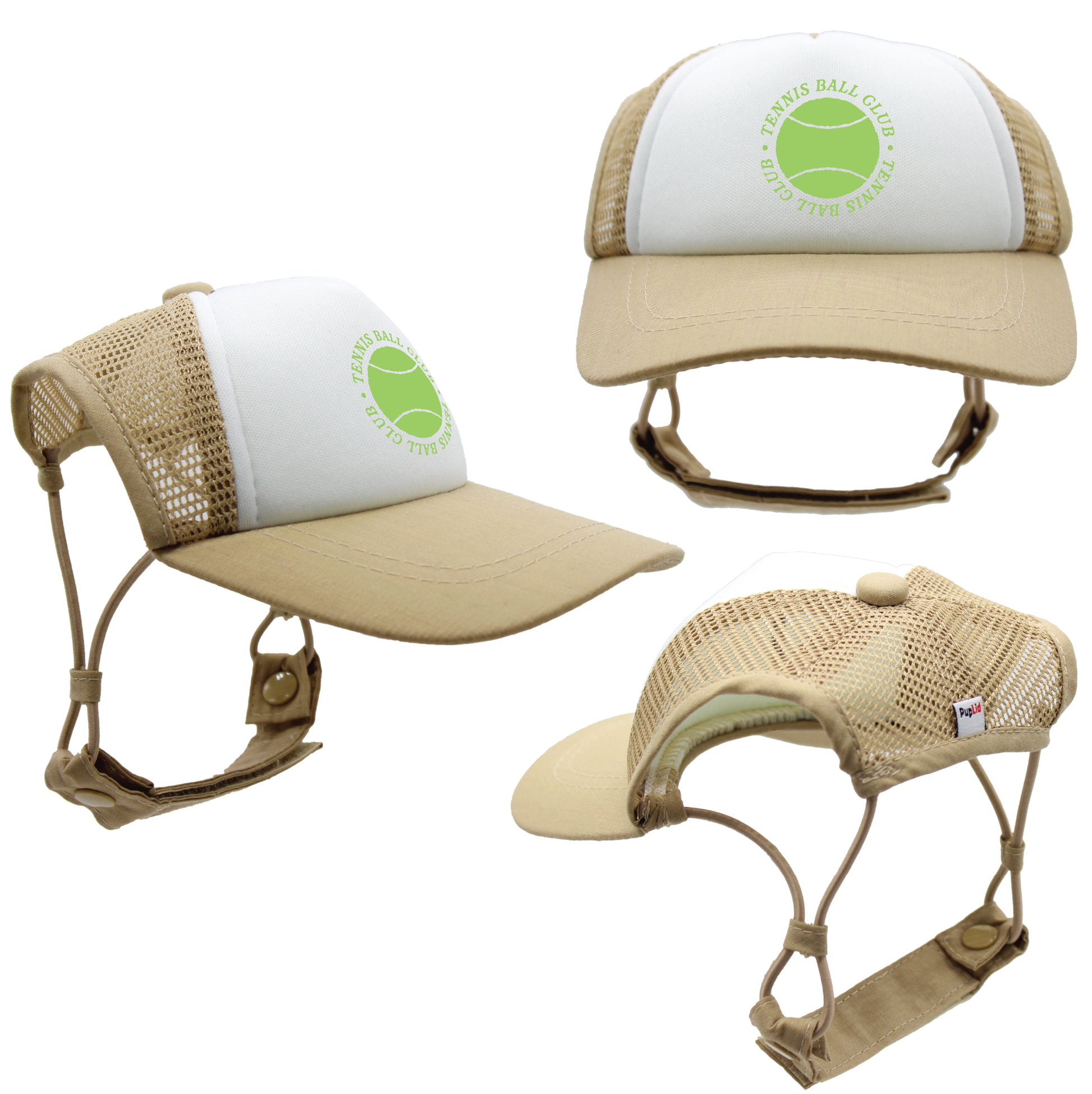 Green Tennis Ball Club | PupLid Trucker Hats for Dogs | Duke & Daisee NZ