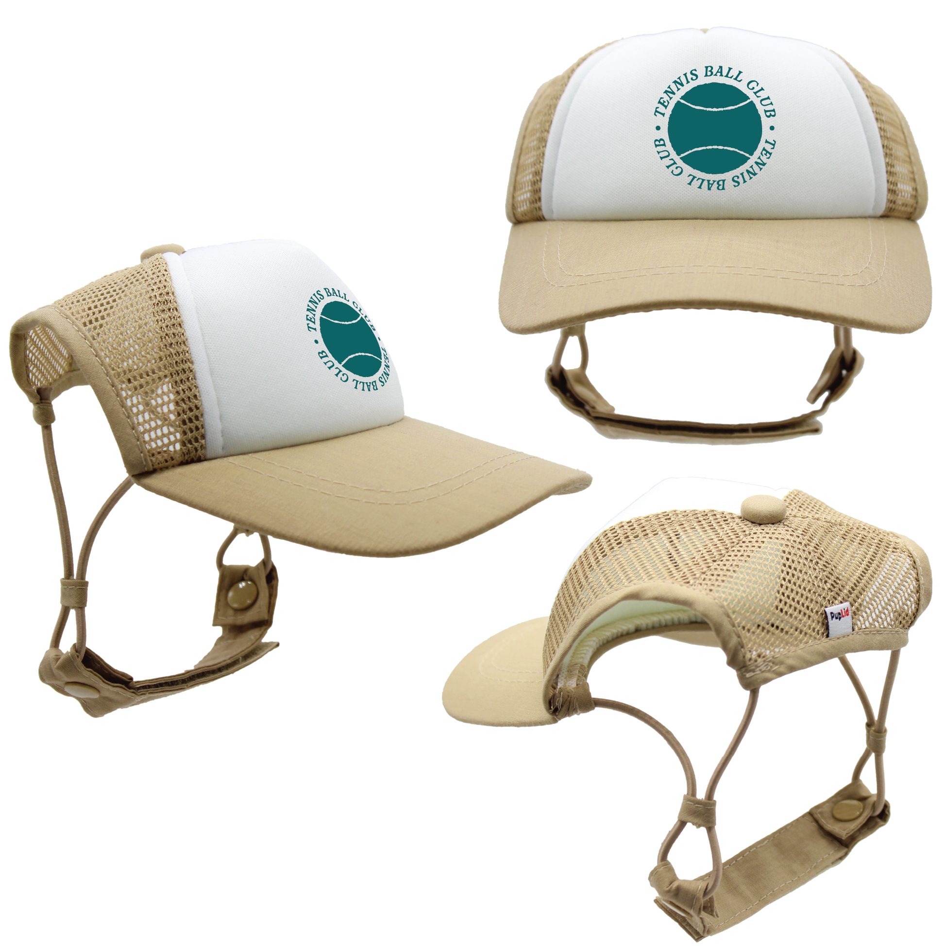 Teal Tennis Ball Club | PupLid Trucker Hats for Dogs | Duke & Daisee NZ