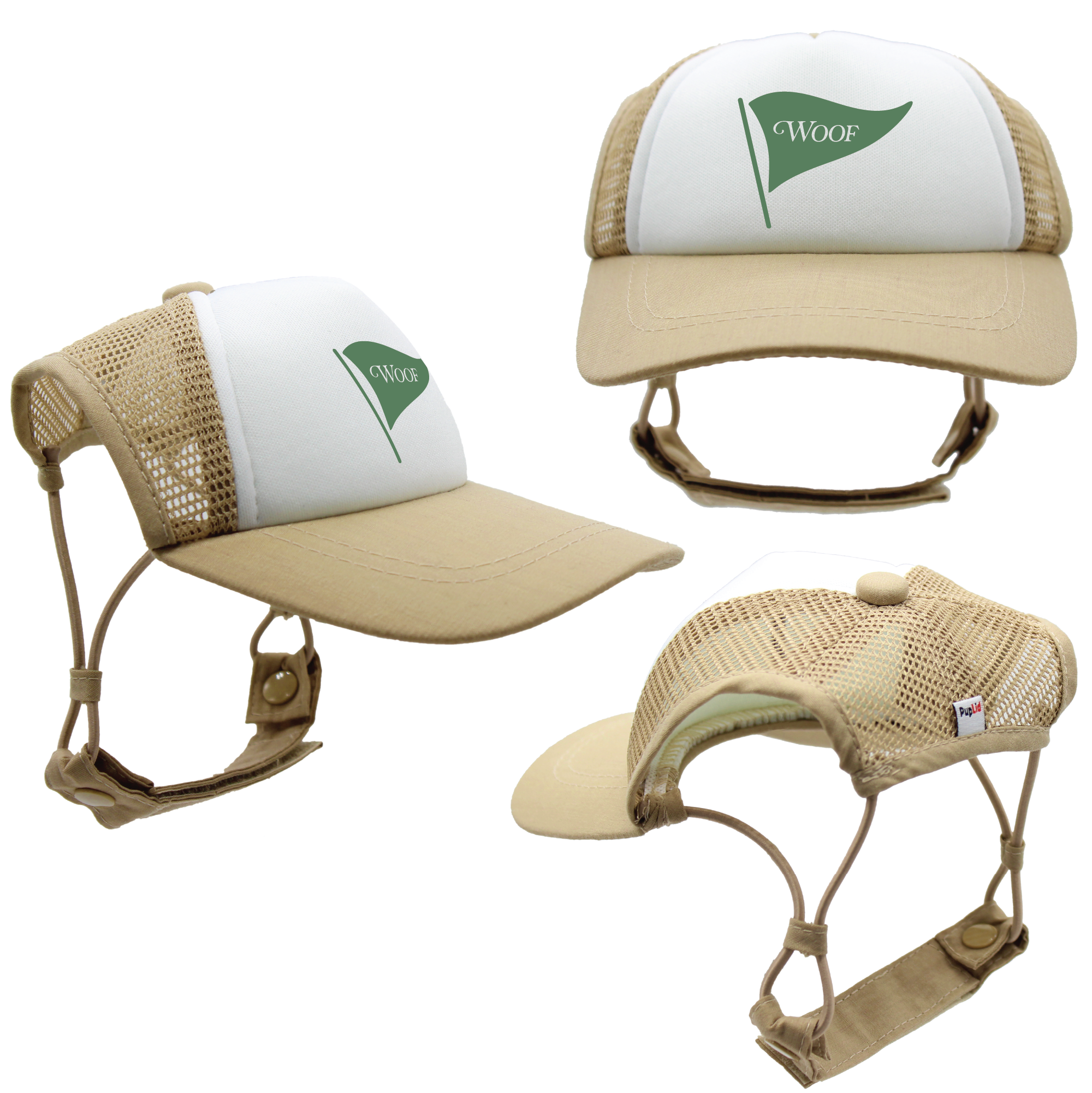 Green Woof Golf | PupLid Trucker Hats for Dogs | Duke & Daisee NZ