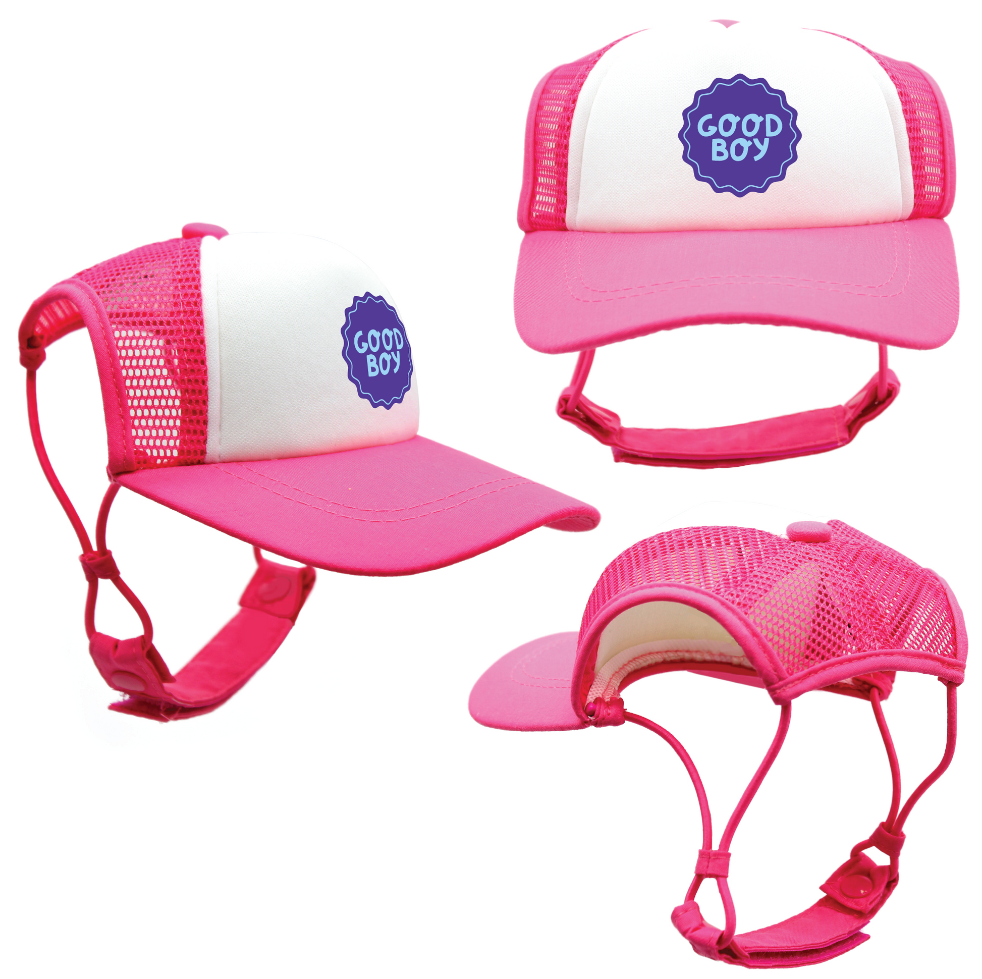 Blue Good Dog Badges | Trucker Hats for Dogs | Duke and Daisee NZ