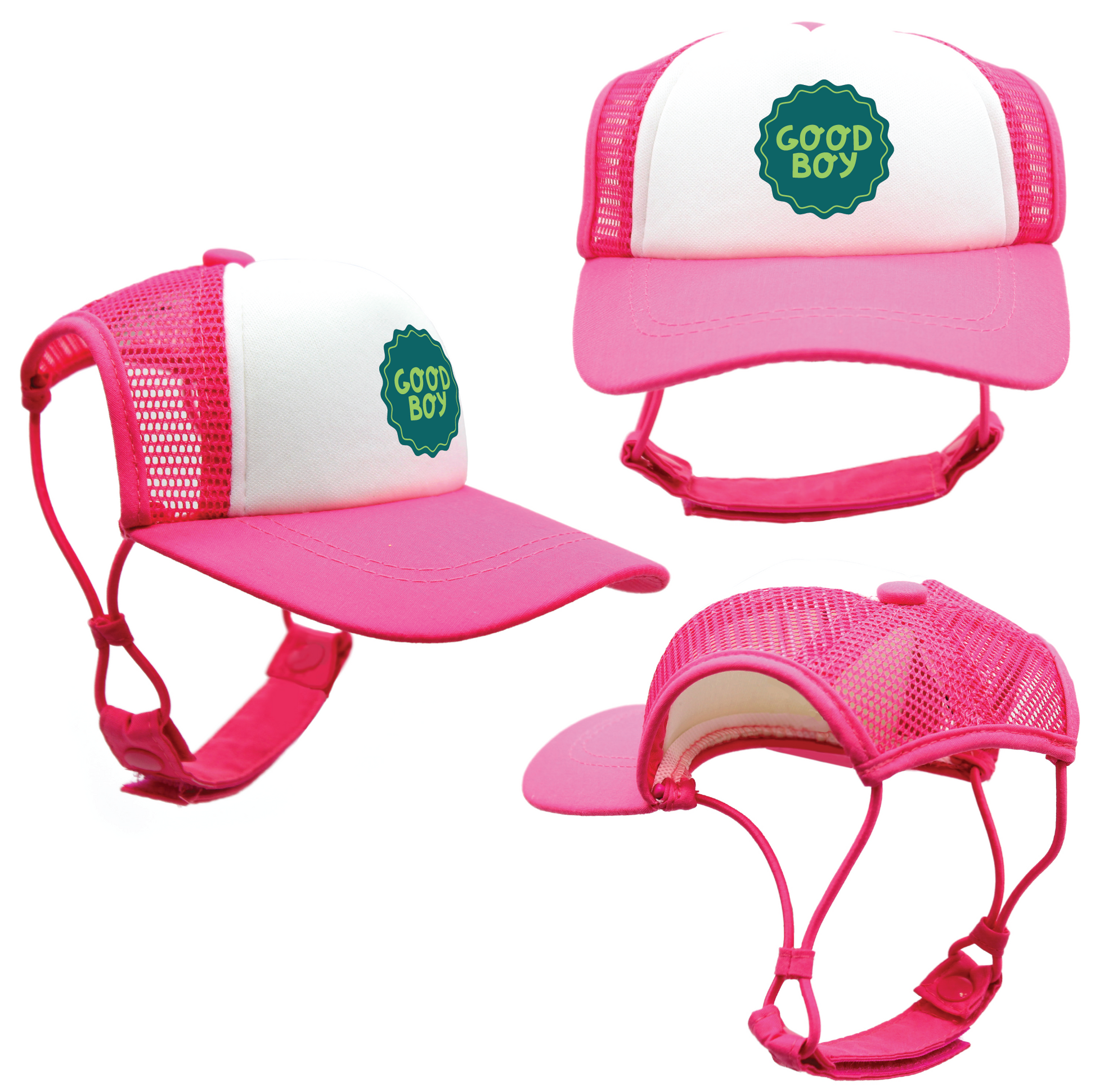 Green Good Dog Badges | Trucker Hats for Dogs | Duke & Daisee NZ