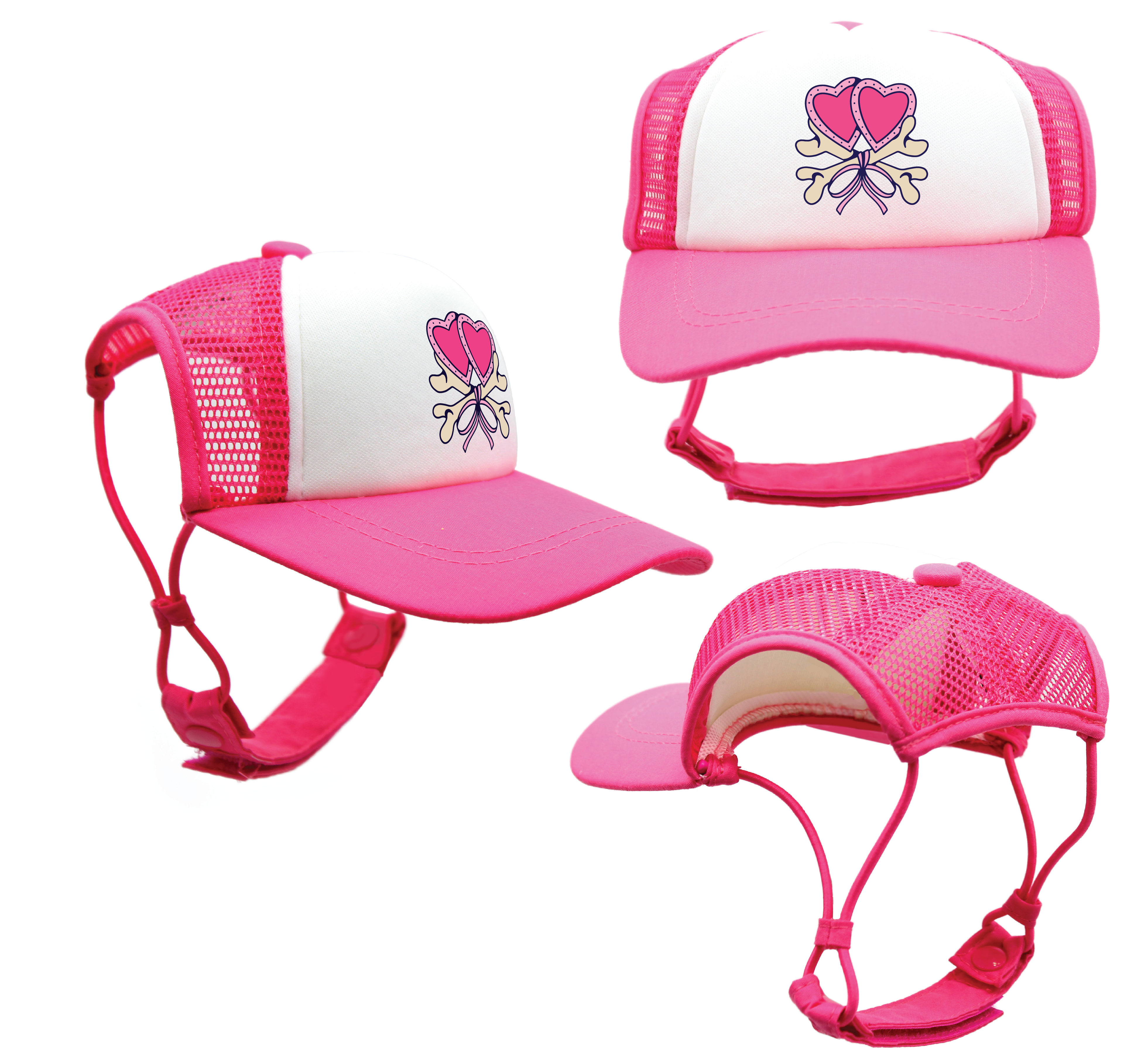 Heart Bones | PupLid Trucker Hats for Dogs | Duke & Daisee NZ