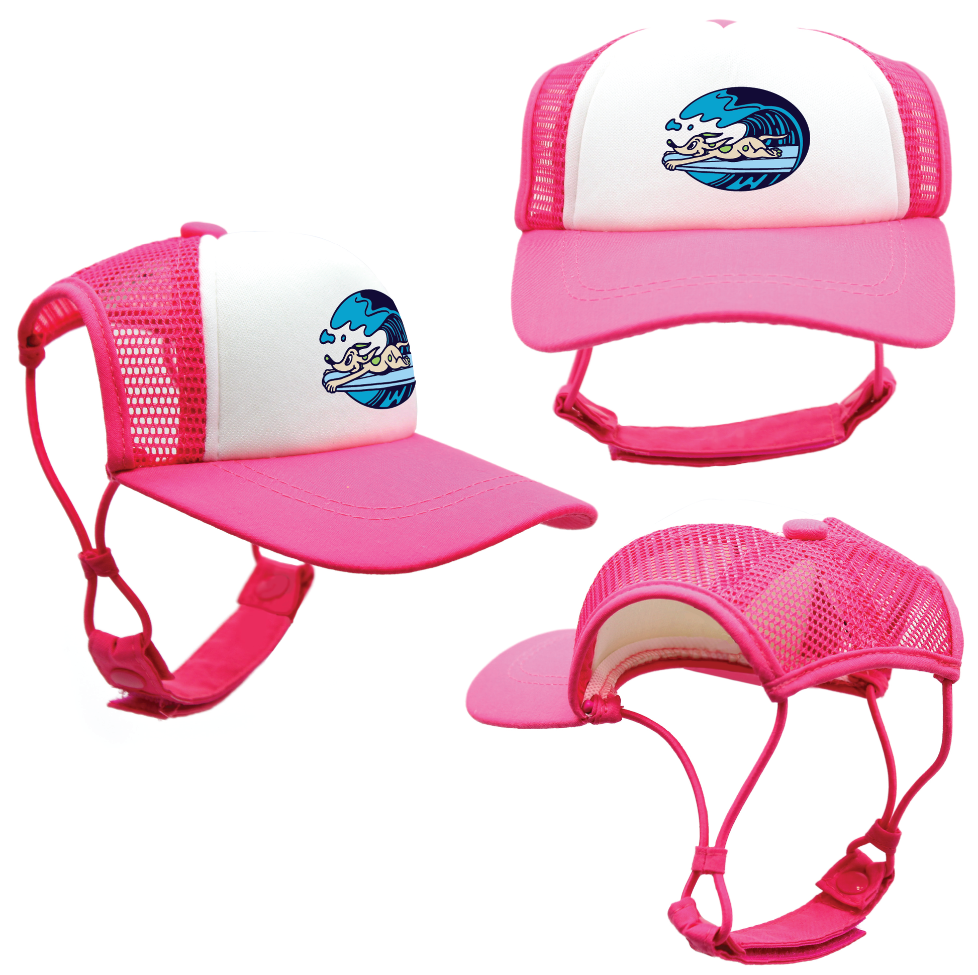 Green Surf’s Up | Trucker Hats for Dogs | Duke & Daisee NZ