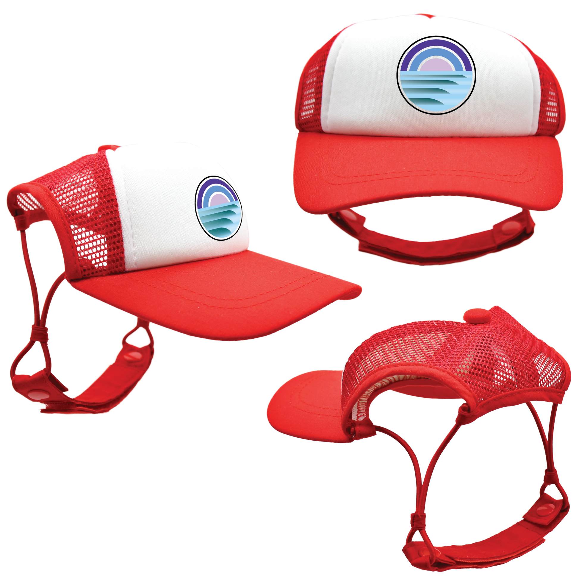 Blue Sunset Surfin' | Trucker Hats for Dogs | Duke & Daisee NZ